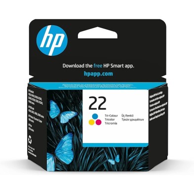 CARTUCHO DE TINTA ORIGINAL HP 22 TRI-COLOR