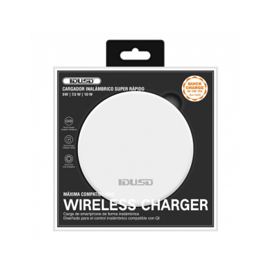 CARGADOR WIRELESS SUPER 10W IDUSD