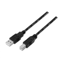 Cable USB 2.0 impresora, tipo A Macho a tipo B Macho, 1.8 metros