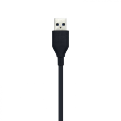 HUB USB 2.0, Tipo A Macho a 4xTipo A Hembra, Negro, 30CM